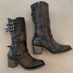 Freebird Cooper Leather Boots Size 10